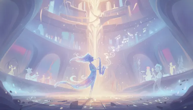 Pixar Soul Jazz Stylized look sample - Feature 3D - contemporary