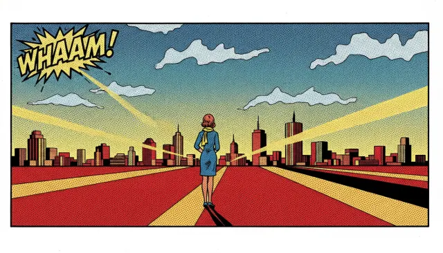 Pop Art Lichtenstein Halftone look sample - Pop And Street Art - 1960s