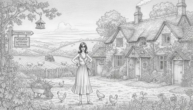 Posy Simmonds UK Graphic Novel look sample - Illustrators Extended - 2000s