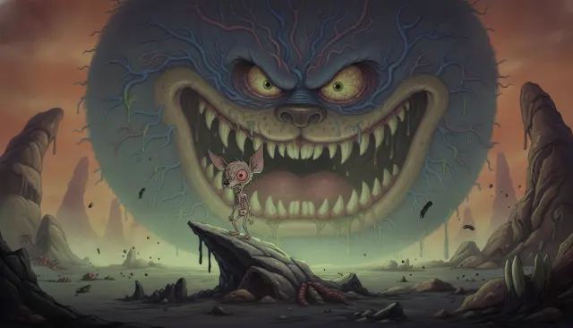 Ren and Stimpy John K Grotesque look sample - Kids Cn Comedy Classic - 1990s