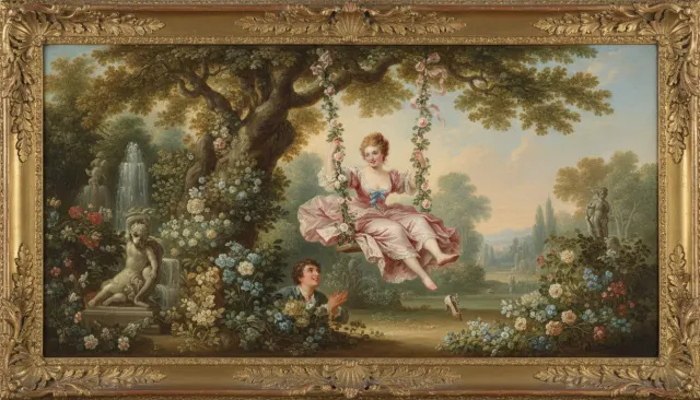 Rococo Fragonard look sample - Art Movement Classical - 1700s