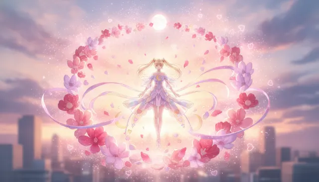 Sailor Moon Shoujo Sparkle look sample - Subgenre Shoujo - contemporary