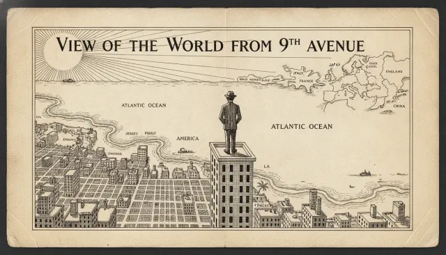 Saul Steinberg New Yorker Line look sample - Illustrators Extended - 1960s