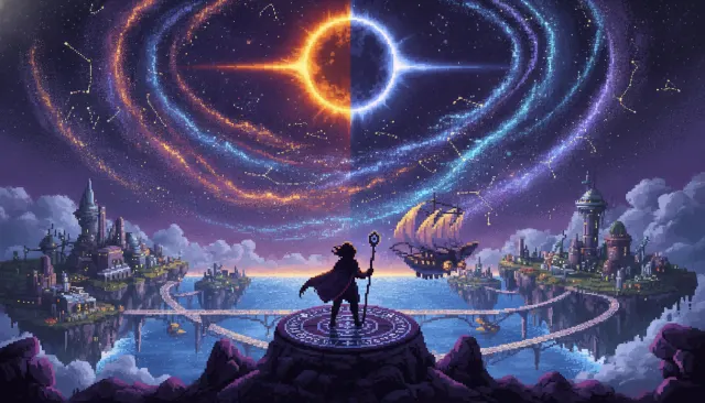 Sea of Stars Mid-2010s RPG look sample - Pixel Modern Indie - 2023