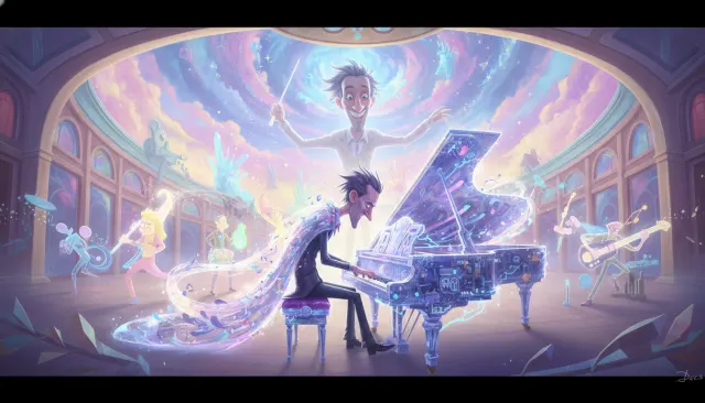 Soul Pixar Jazz Stylized look sample - Indie 3D Expansion - contemporary