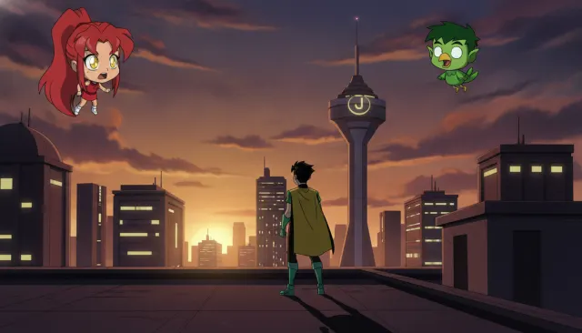 Teen Titans Original Anime-Influenced look sample - Kids Cn Action Classic - 2000s