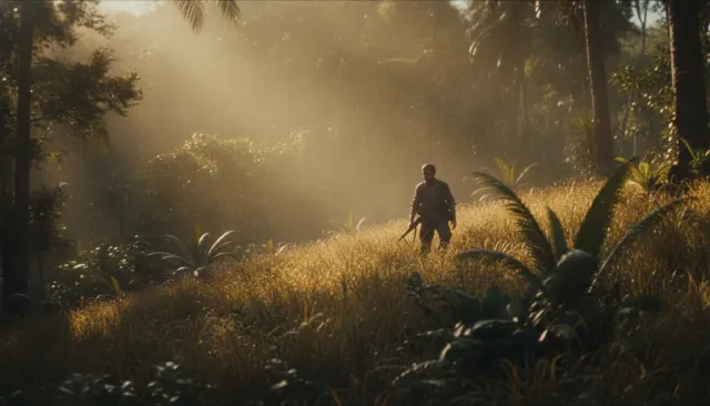 Terrence Malick Thin Red Line Spiritual look sample - Director Aesthetic Modern - contemporary