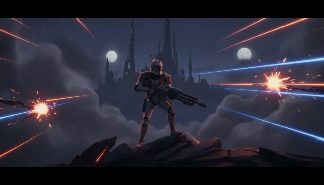 The Bad Batch Stylized Clone 3D look sample - Indie 3D Expansion - contemporary