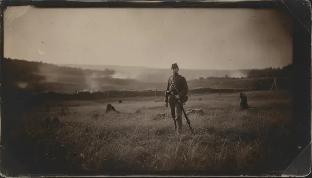 Tintype 1850s Civil War look sample - Photographic Era - 1850s