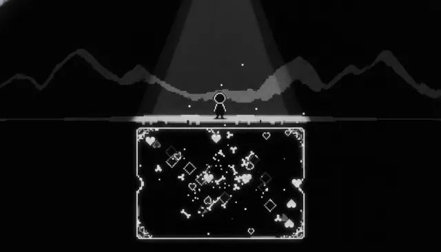 Undertale BW Pixel Bullet Hell look sample - Pixel Era 8Bit 16Bit - 2015