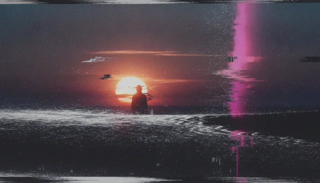 VHS Tape Damage Static Decay look sample - Digital Decay - 1980s