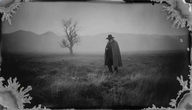 Wet Plate Collodion Modern Portrait look sample - Analog Process Extended - contemporary